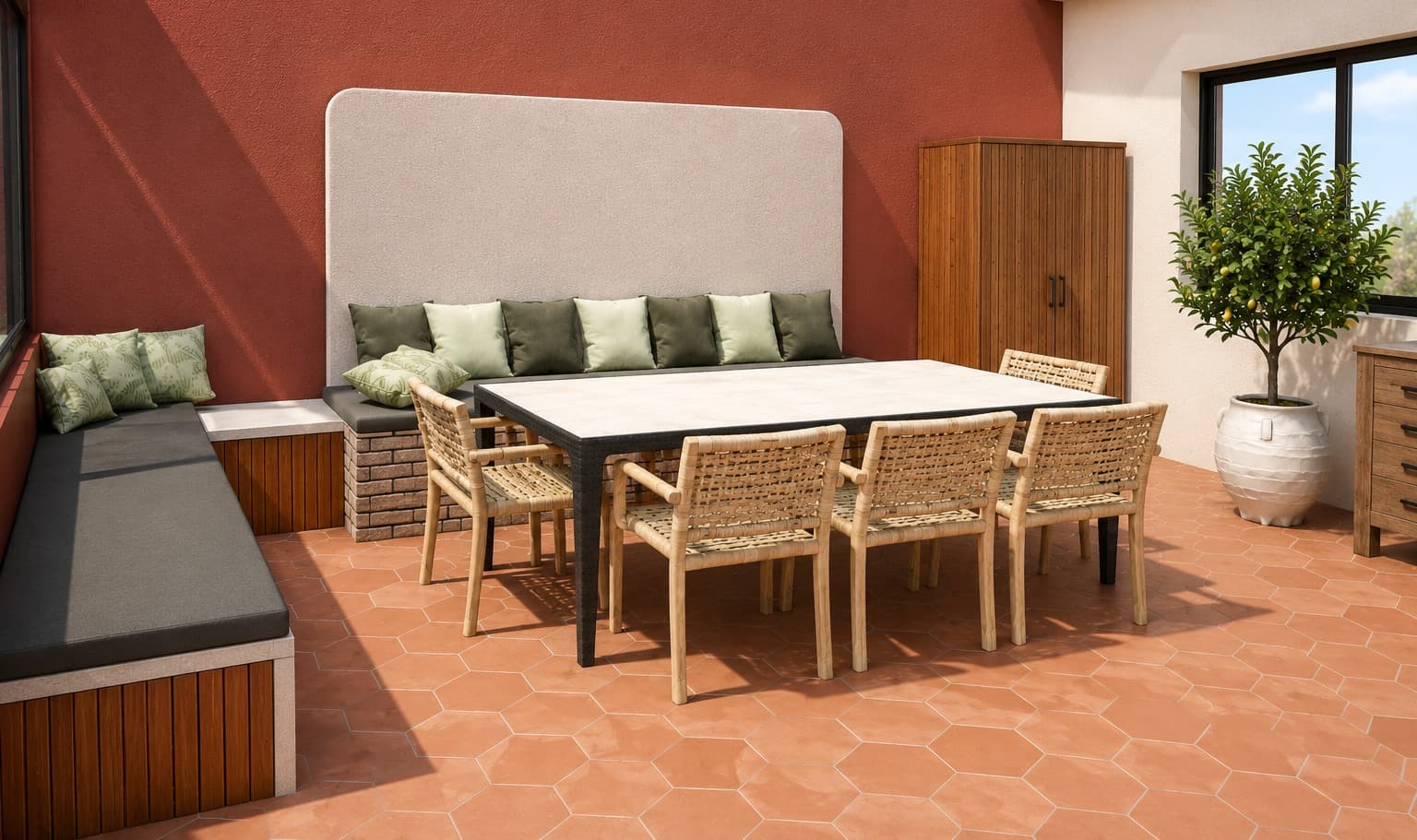 Banquette & rangements